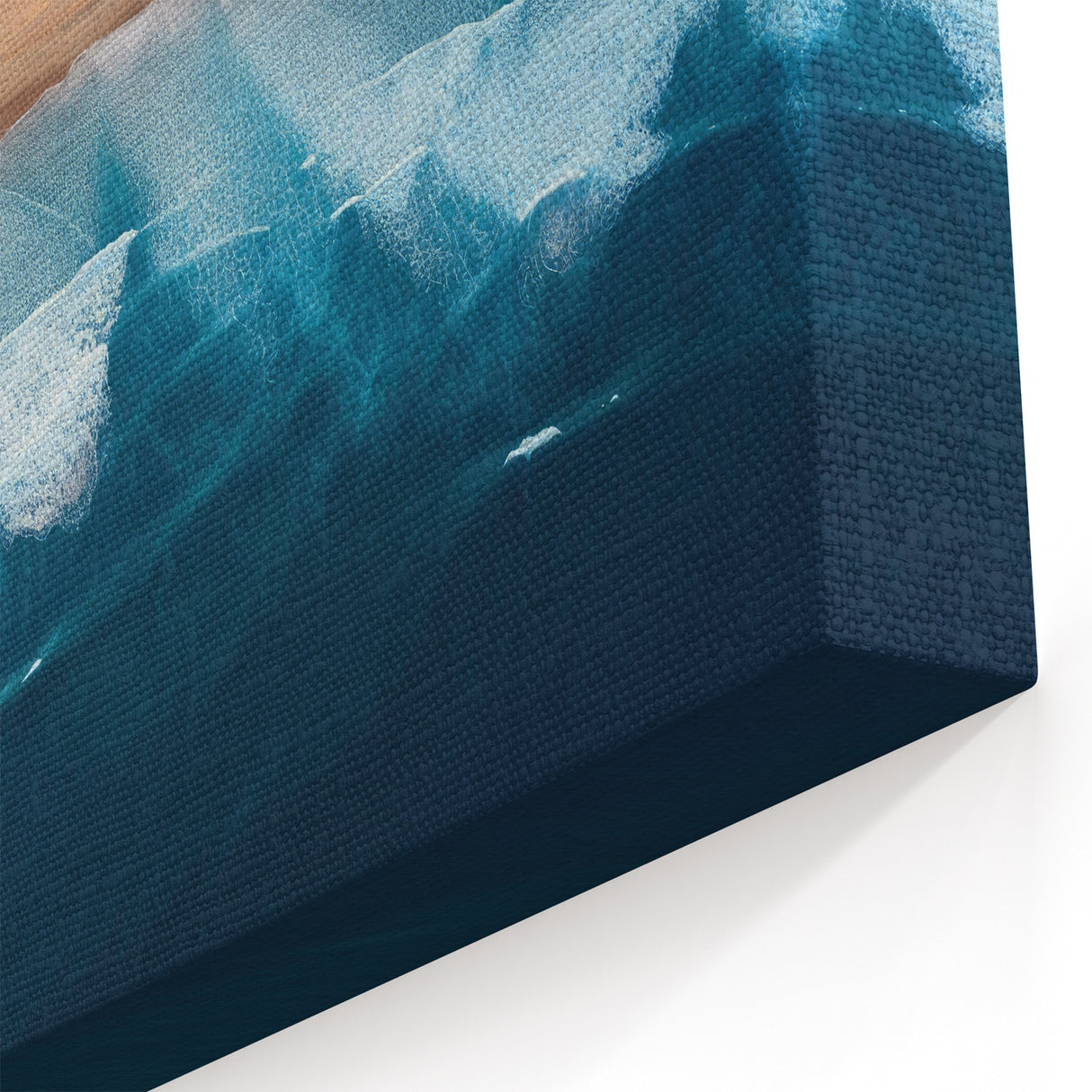 Namibia Coastline – Desert and Ocean Aerial Landscape Wall Art Print