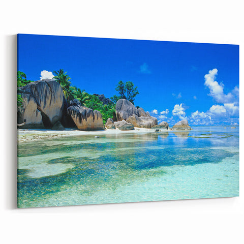 Stunning Seychelles Wall Art – African Island Photography Canvas Print