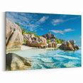 Seychelles Beach Wall Art – Stunning Island Scenery Photography Print