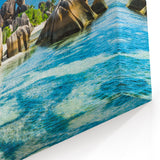 Seychelles Beach Wall Art – Stunning Island Scenery Photography Print