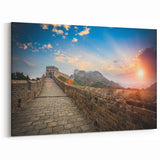Great Wall Sunset Canvas Art – Stunning Chinese Scenery Wall Decor