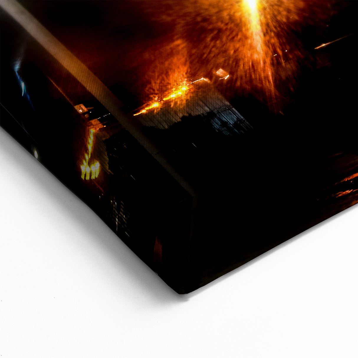 Vibrant Georgia Ferris Wheel Night Art - Stunning Neon Photography Print