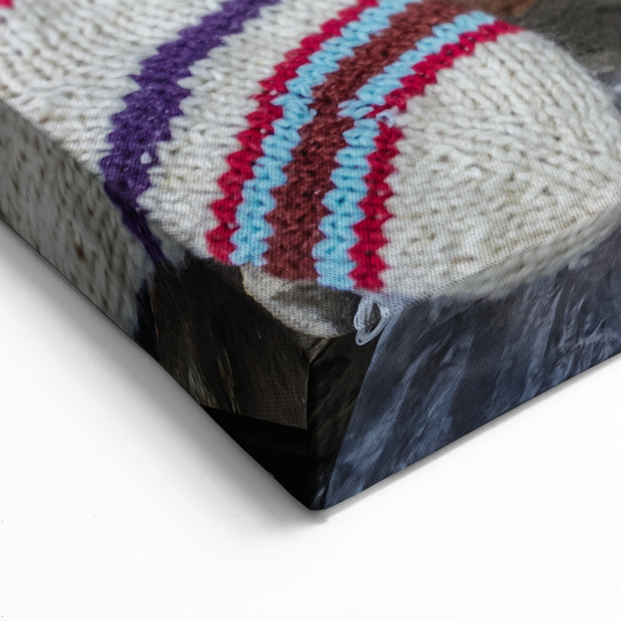 Charming Georgian Knitwear Art - Rustic Handmade Sock Photography Print