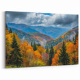 Vibrant Autumn Georgia Landscape Art - Stunning Fall Mountain Photography