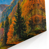 Vibrant Autumn Georgia Landscape Art - Stunning Fall Mountain Photography