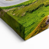 Winding Road in Georgian Hills Art - Captivating Scenic Landscape Print