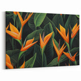 Vibrant Bird of Paradise Wall Art - Exotic Tropical Flower Canvas Prints