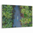 Serene Kerala Backwaters - Indian Tropical Scenery Wall Art