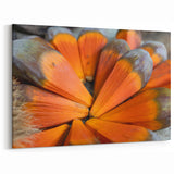 Vibrant Seychelles Wall Art - African Island Palm Detail Canvas Print