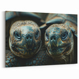 Close-Up Giant Tortoises in Seychelles - Wildlife Photography Canvas Art