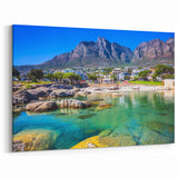 Cape Town Wall Art - Crystal Blue Waters and Majestic Mountain Scenery