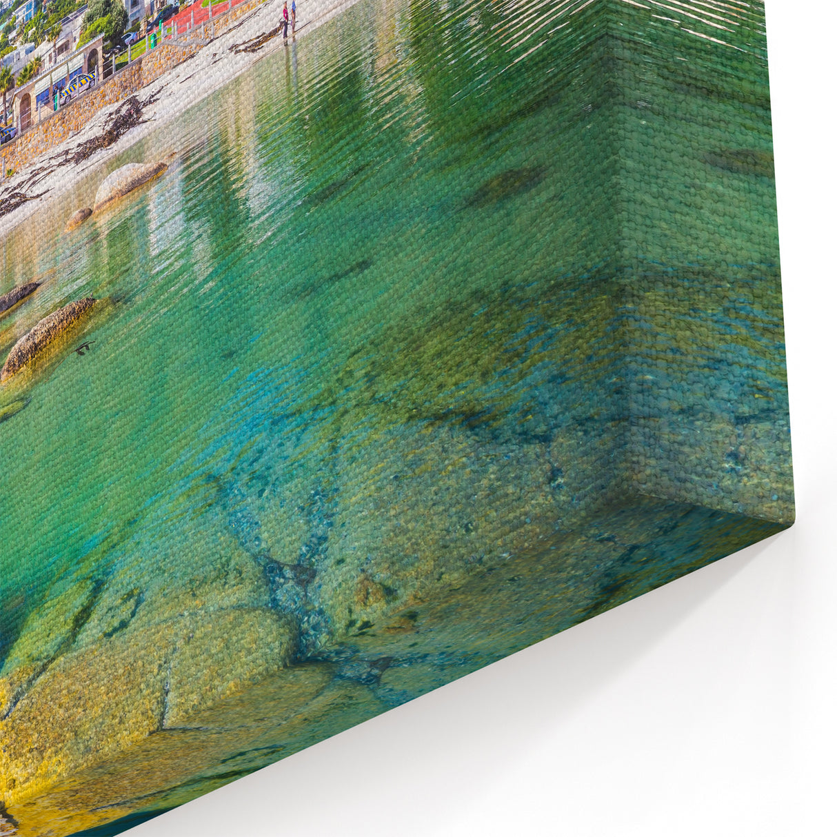 Cape Town Wall Art - Crystal Blue Waters and Majestic Mountain Scenery