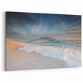 South Africa Wall Art - Tranquil Beach Scene with Table Mountain View