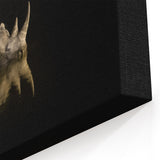South African Wildlife Art - Majestic Rhino at Night in Low Light