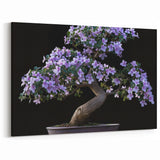 Elegant Lavender Bonsai Tree Wall Art - Japanese Zen-Inspired Prints