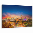 Johannesburg Cityscape Art - Vibrant Night View of South African Skyline