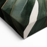 Pastel Monstera Leaf Botanical Wall Art - Tropical Minimalist Decor