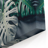 Vibrant Monstera Leaf Wall Art - Botanical Canvas for Tropical Interiors