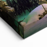 Northern Lights Over Teepee – Magical Arctic Wall Art from Northwest Territories