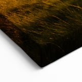 African Safari Art - Lone Tree at Sunset in Golden Savanna