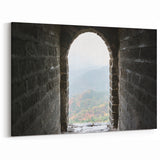 Great Wall Archway Canvas Art – Scenic Chinese Mountain View Decor