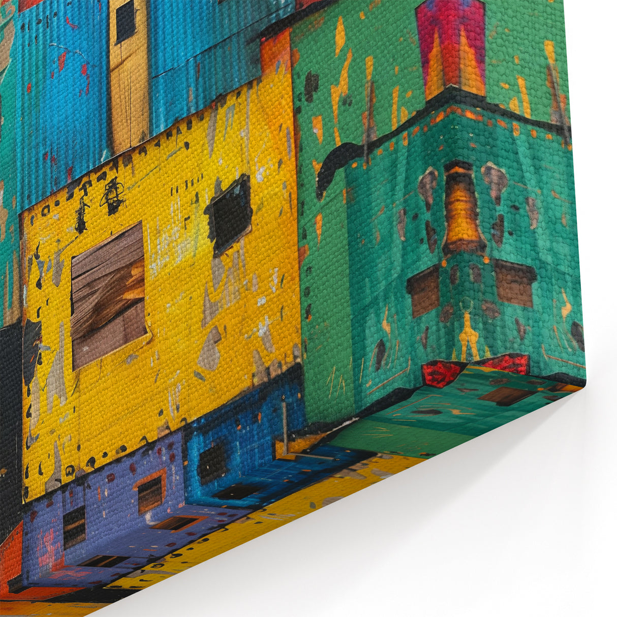 Vibrant South African Cityscape Wall Art – Cape Town Canvas Print