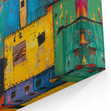 Vibrant South African Cityscape Wall Art – Cape Town Canvas Print