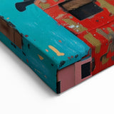 Vibrant South African Cityscape Wall Art – Cape Town Canvas Print