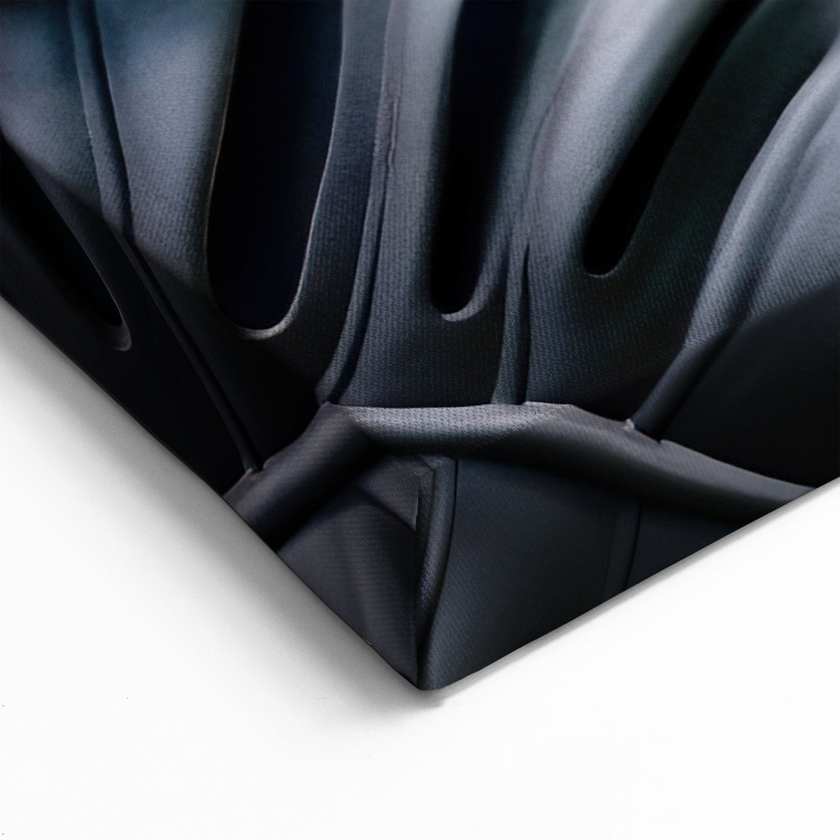 Dark Blue Monstera Leaf Wall Art - Bold Botanical Decor for Modern Spaces