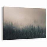 Misty Forest Wall Art – British Columbia’s Enchanting Wilderness Scene