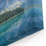Majestic Mountain Reflection Art – British Columbia’s Wilderness Lake