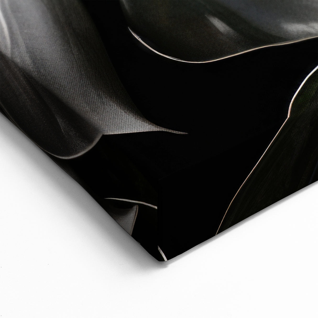 Silver Metallic Monstera Leaf Wall Art - Elegant Botanical Modern Decor