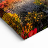 Vibrant South African Landscape Wall Art – Mountain & Flora Canvas