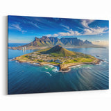 South African Coastal Landscape Wall Art – Cape Town Canvas Print