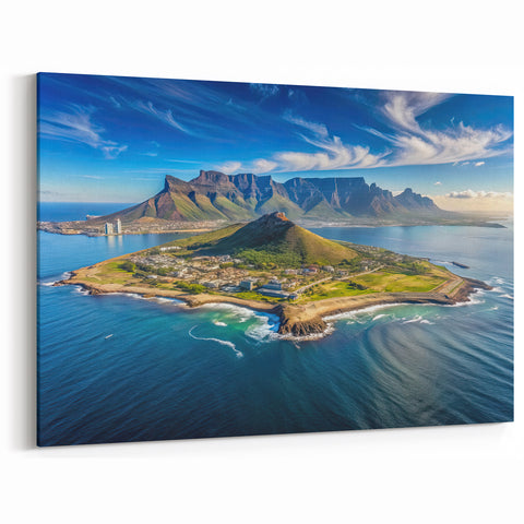 South African Coastal Landscape Wall Art – Cape Town Canvas Print