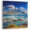 South African Coastal View Wall Art – Table Mountain Canvas Print