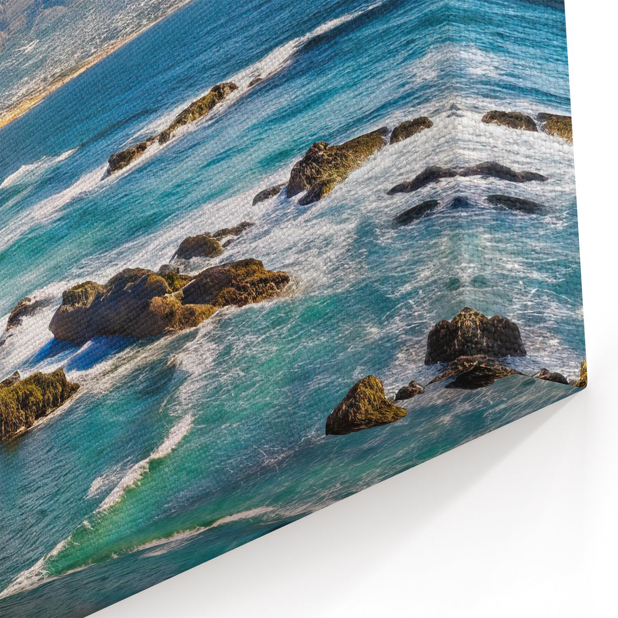 South African Coastal View Wall Art – Table Mountain Canvas Print