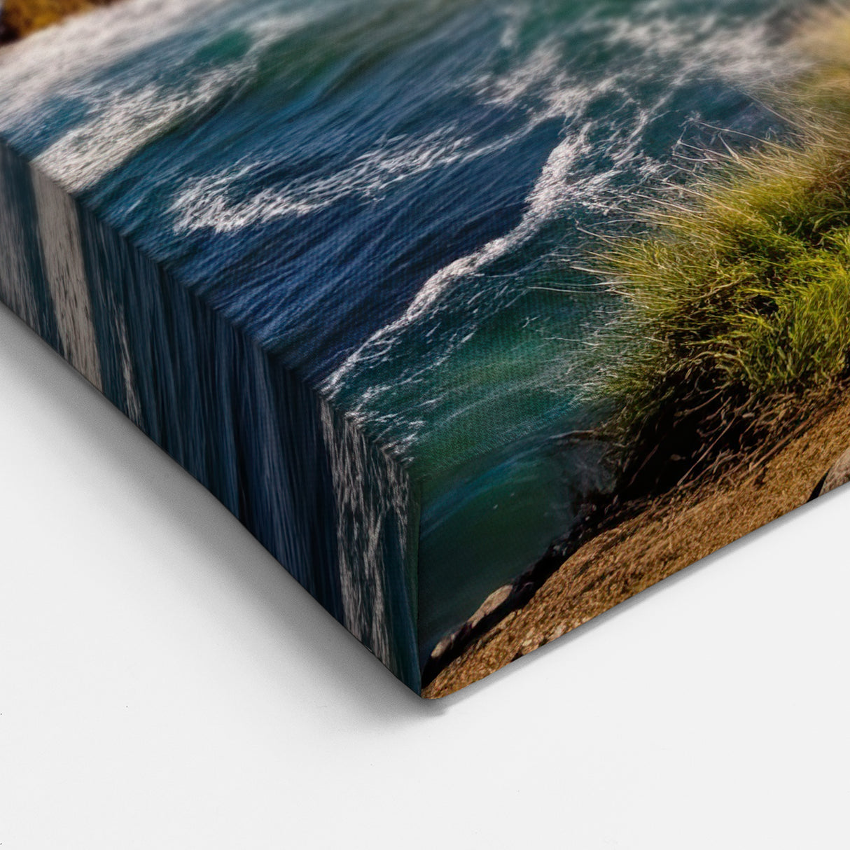 South African Coastal View Wall Art – Table Mountain Canvas Print