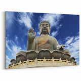Victoria Harbour Buddha Art - Stunning Hong Kong Landmark Wall Decor