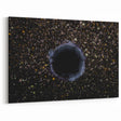 Black Hole Space Wall Art | Outer Space-Themed Canvas Print | Astronomical Decor