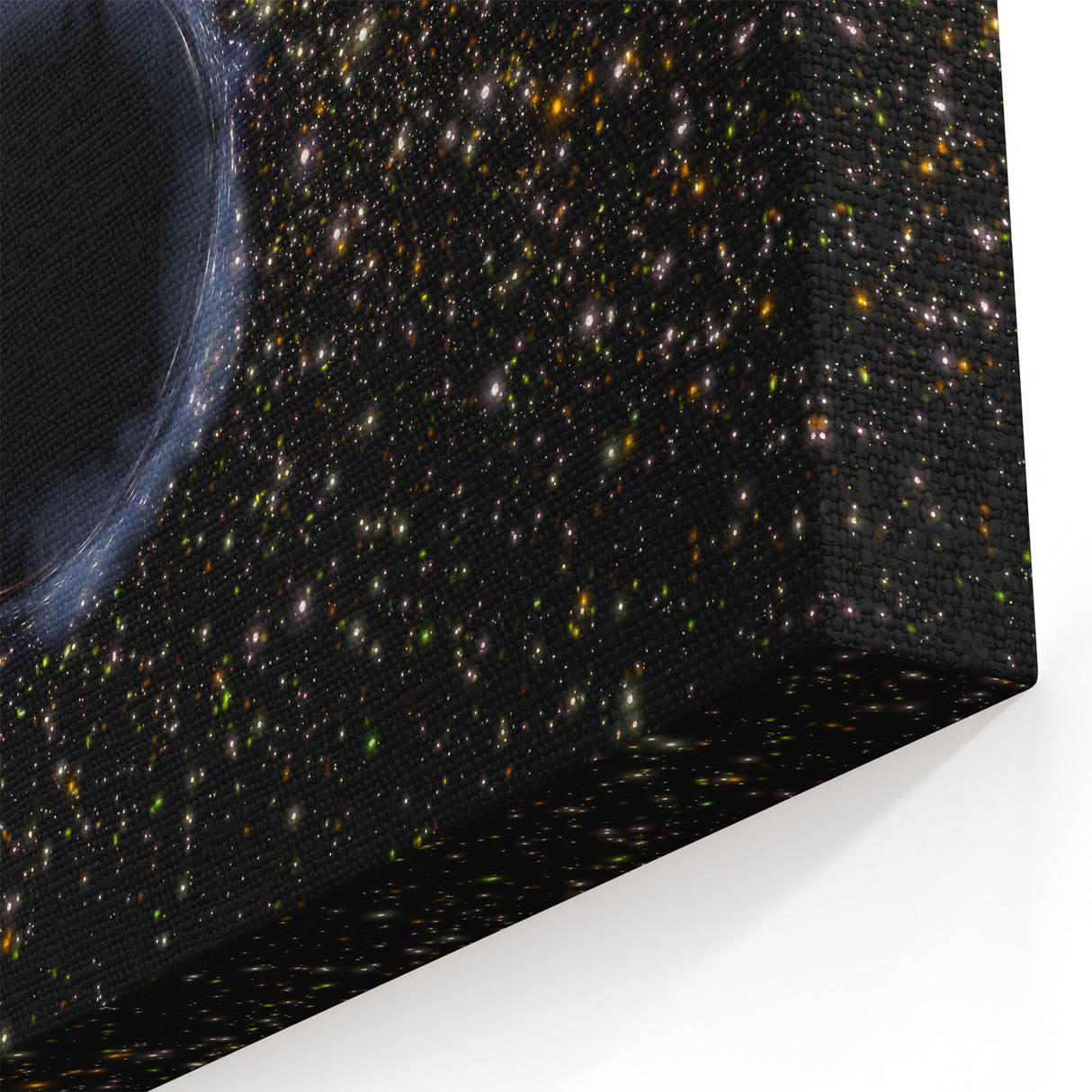 Black Hole Space Wall Art | Outer Space-Themed Canvas Print | Astronomical Decor
