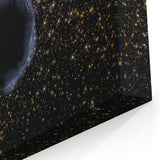 Black Hole Space Wall Art | Outer Space-Themed Canvas Print | Astronomical Decor