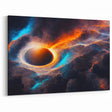 Dynamic Black Hole Wall Art | Space-Themed Canvas Print | Cosmic Decor