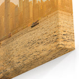 Victoria Harbour Boat Art - Iconic Hong Kong Skyline Wall Decor