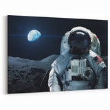 Astronaut Wall Art: Space Explorer Canvas for Outer Space Enthusiasts