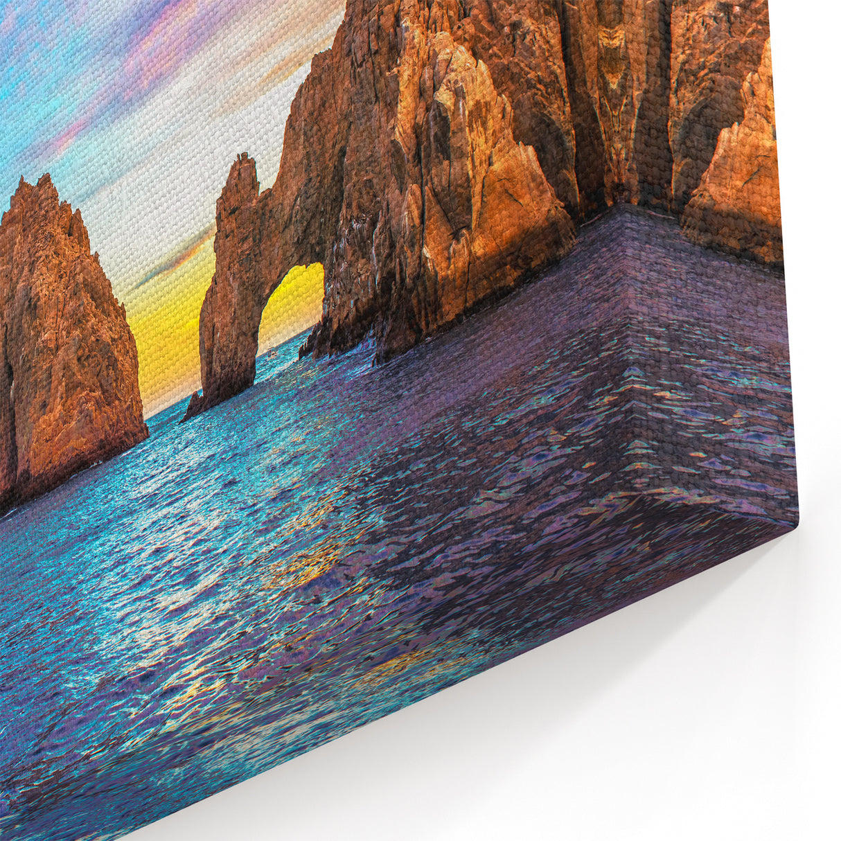 Vibrant Cabo San Lucas Rock Formations Wall Art – Colorful Ocean Prints