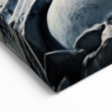 Tian Tan Buddha Wall Art - Majestic Hong Kong Landmark Under Sky