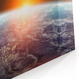 Earth from Space Wall Art - Stunning Sunrise Over Planet Earth Prints