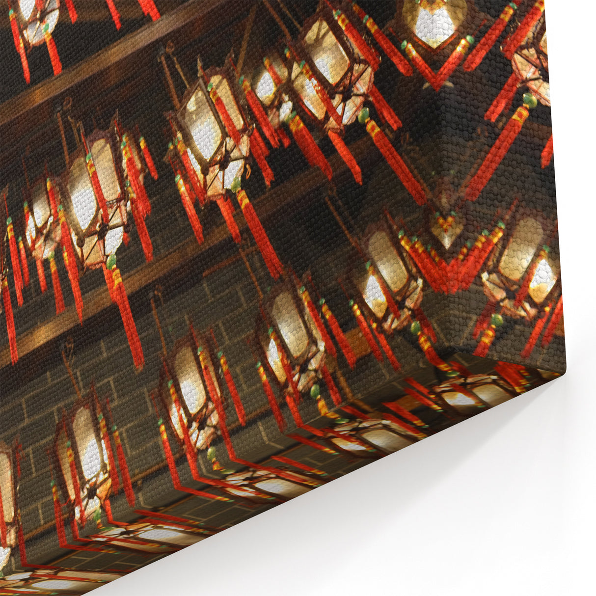 Traditional Lantern Wall Art - Elegant Hong Kong Cultural Décor Print
