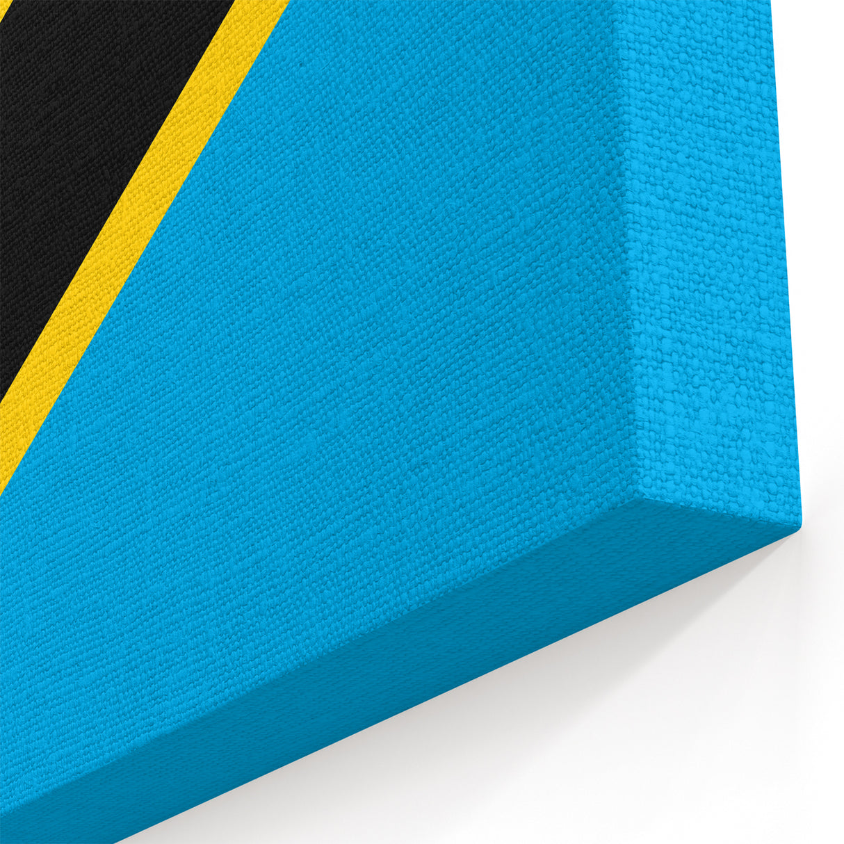 Tanzania Flag Wall Art - African Colors Canvas Print for Home or Office